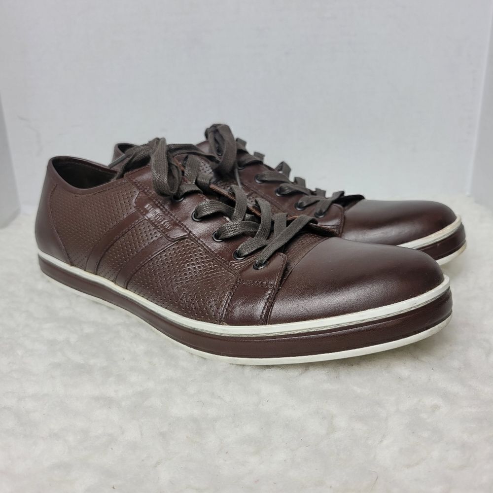 Kenneth Cole New York Brand Wagon 2 Men's Size 11 M Brown Leather Sneaker